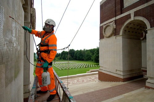 Modern restoration at Thiepval