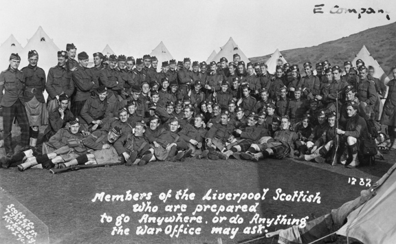 Men of the Liverpool Scottish