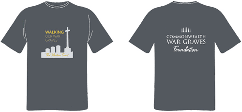 Walking our war graves t-shirt