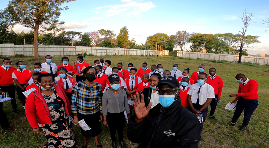 Student visit to Kariokor Cemetery