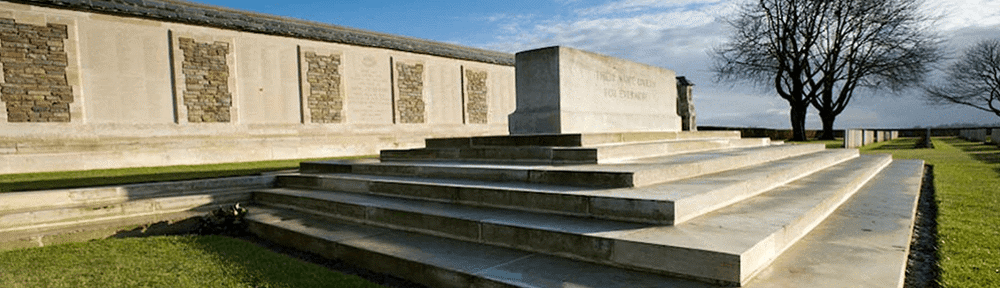 Stone of Remembrance at Caterpillar Valley Cemetery