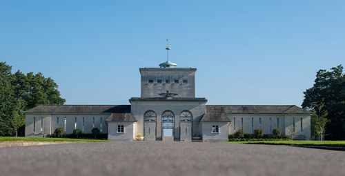 Runnymede Memorial against a blue sky