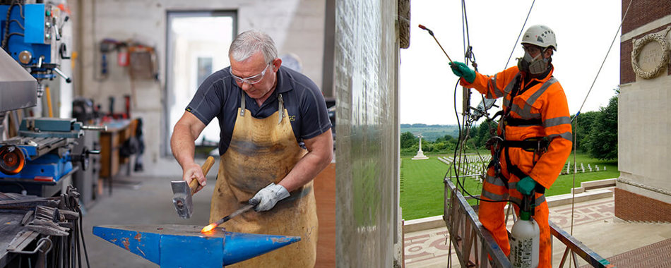 CWGC Workshop and Thiepval Memorial